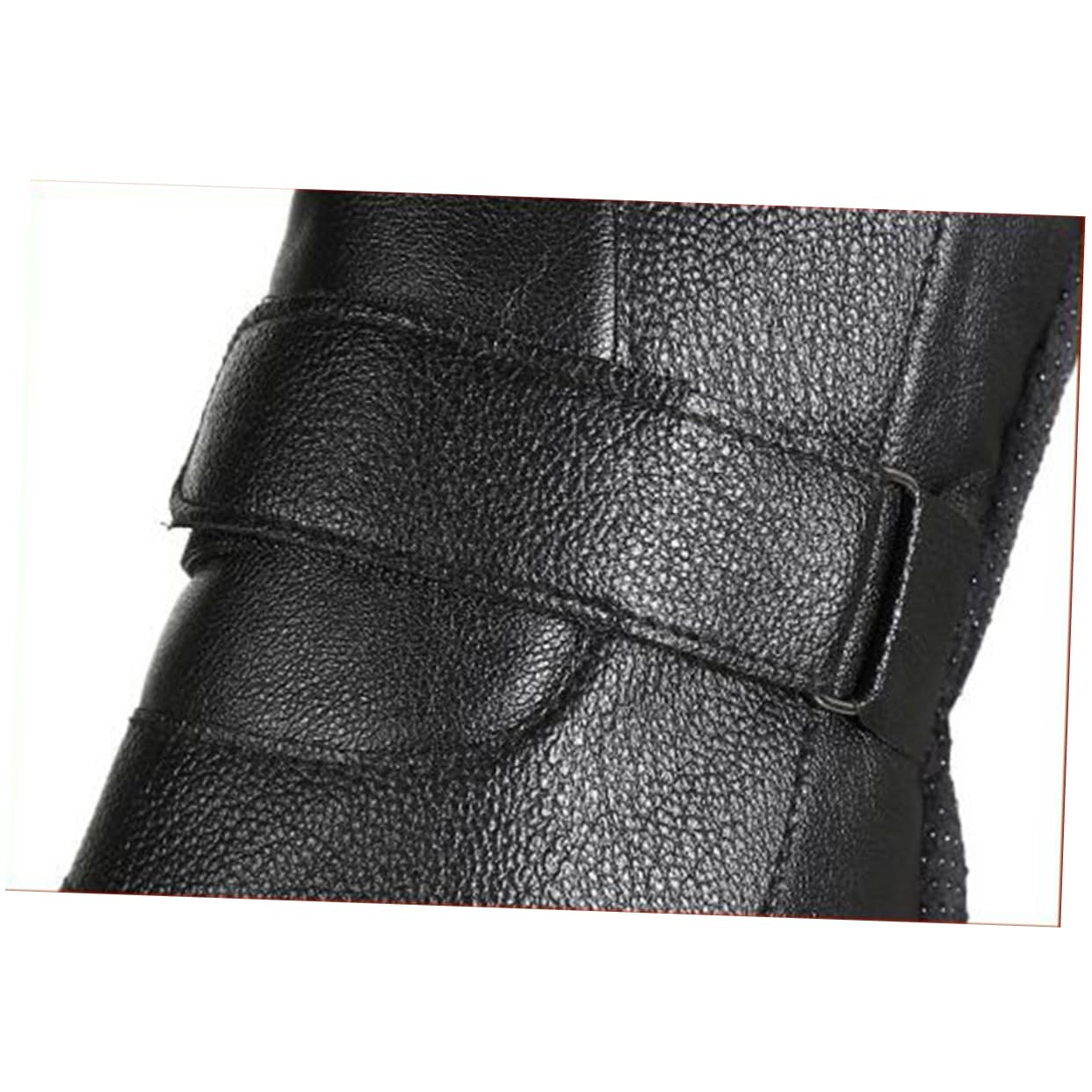 3paia Guanti Pu Pelle Spessa Antivento e Caldi Per Inverno Per Sport Outdoor Ciclismo Arrampicata e Attività All Aperto Nero