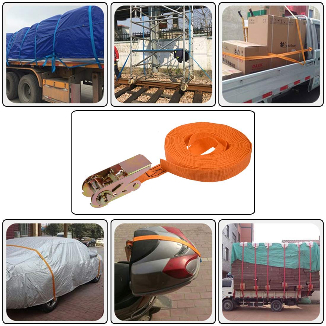 Cricchetto Per Cinghie Di Trasporto 1000daN 50mm 2T Giallo