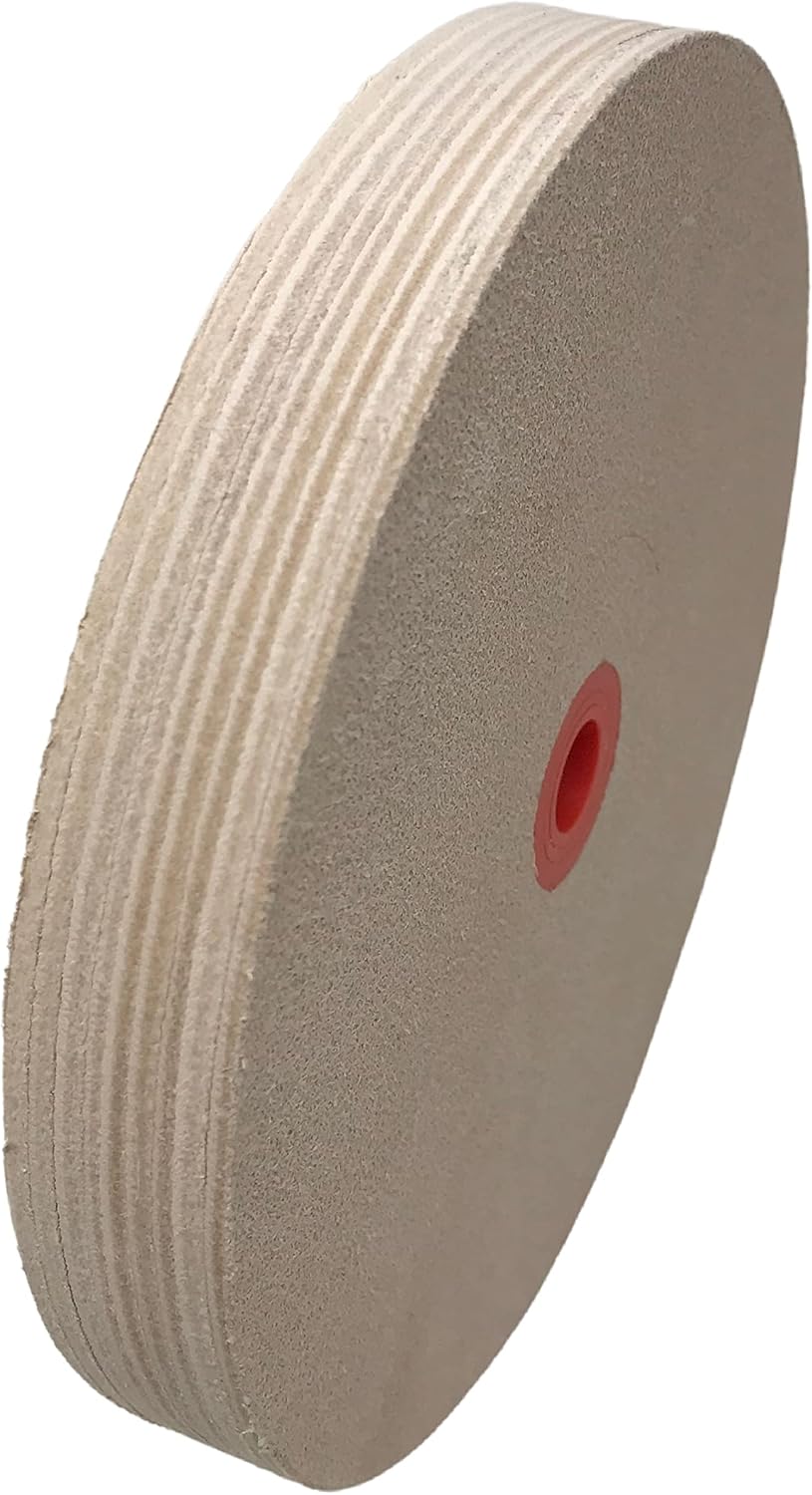 6" Pro Sharpening Supply Leather Honing Wheel Fits 6 in. Bench Grinders and Polishers
