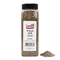 Vista 1 de Badia Semilla de eneldo entera, 14 onzas, especias prémium para encurtidos, cocinar y condimentar, aromáticas y sabrosas