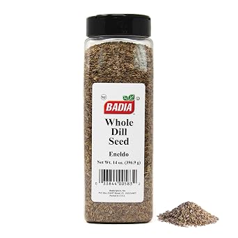 Badia Dill Seed Whole, 14 oz Premium Spice for Pickling, Cooking & Seasoning Aromatic & Flavorful