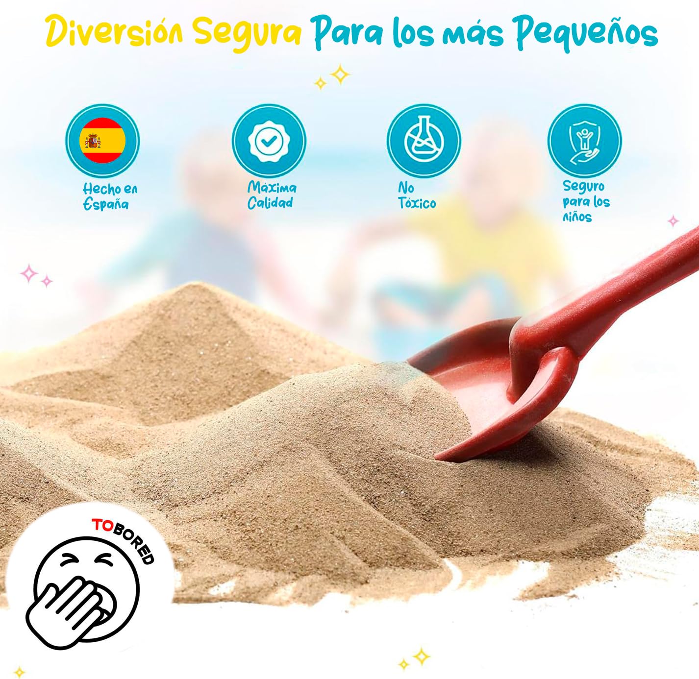 Saco de Arena 30kg. Es Arena de Playa Muy Fina 100% Natural 0,1-0,8 mm Arenero Infantil, Belenes, Arenero Niños...