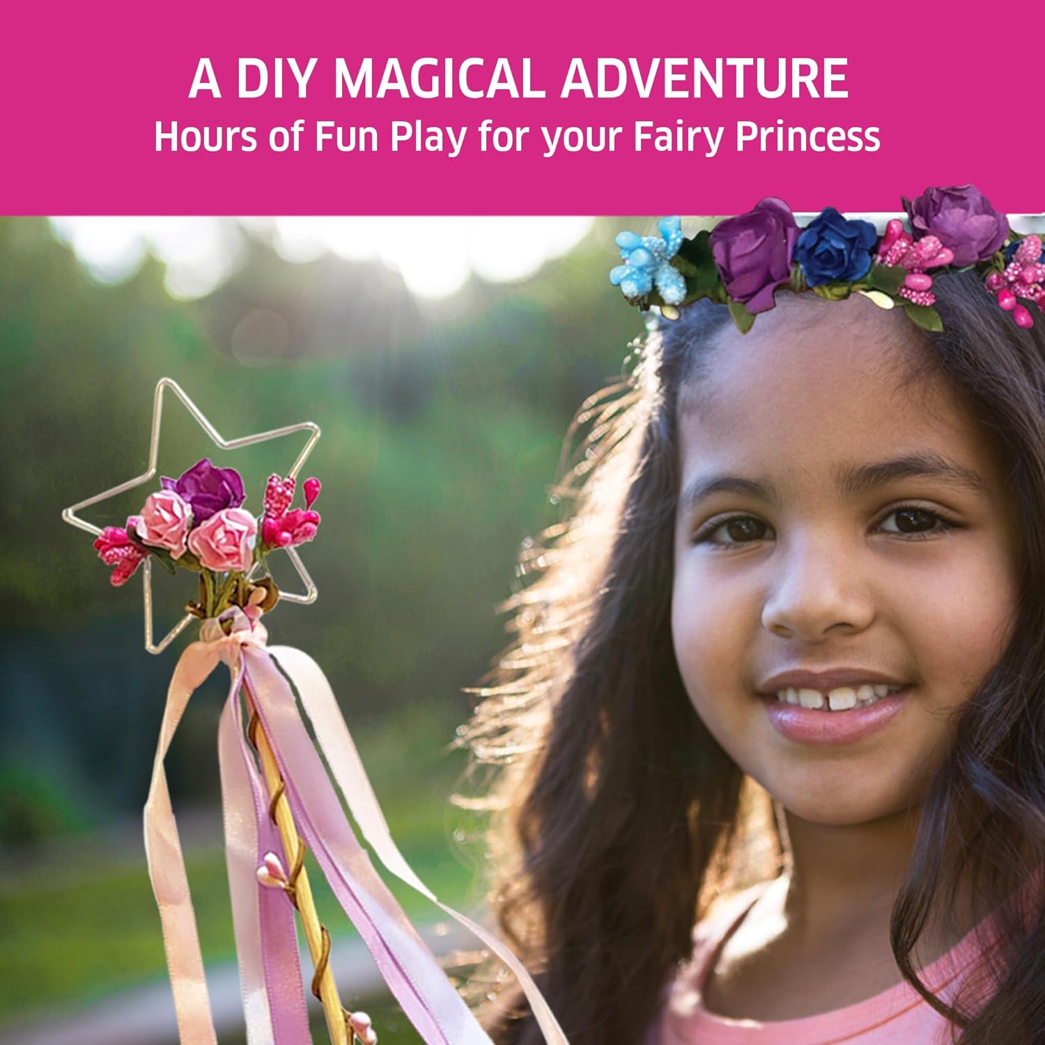 Chalk and Chuckles DIY Fairy Adventure Kit – Create Magical Crafts for Kids Ages 6+