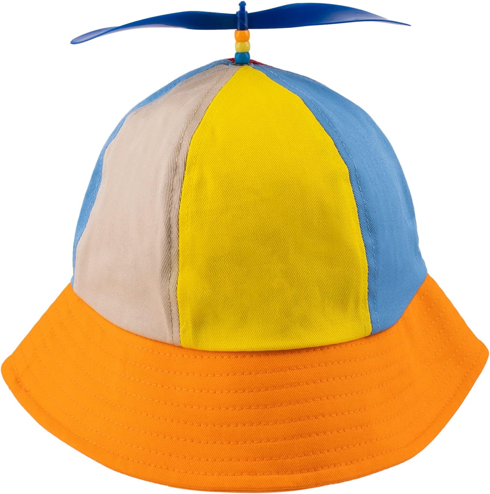 Funny Adult Propeller Hat Fisherman Hats Baseball Cap with Propeller Rainbow