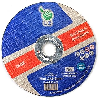 Trennscheibe Metall 75mm x 1mm x 9.5mm(3") - 25 Stück, für Luftwerkzeuge