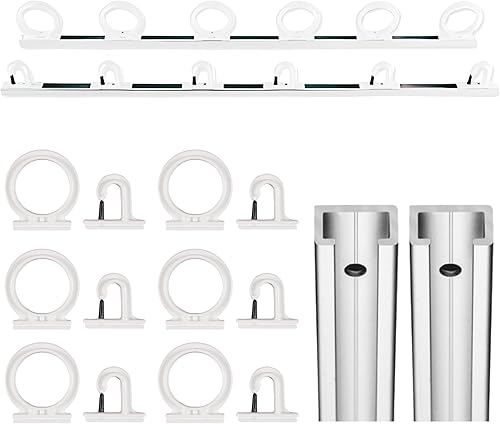 DU-BRO Sistema de almacenamiento para pesca Trac-A-Rod, 2 pies, color plateado/blanco