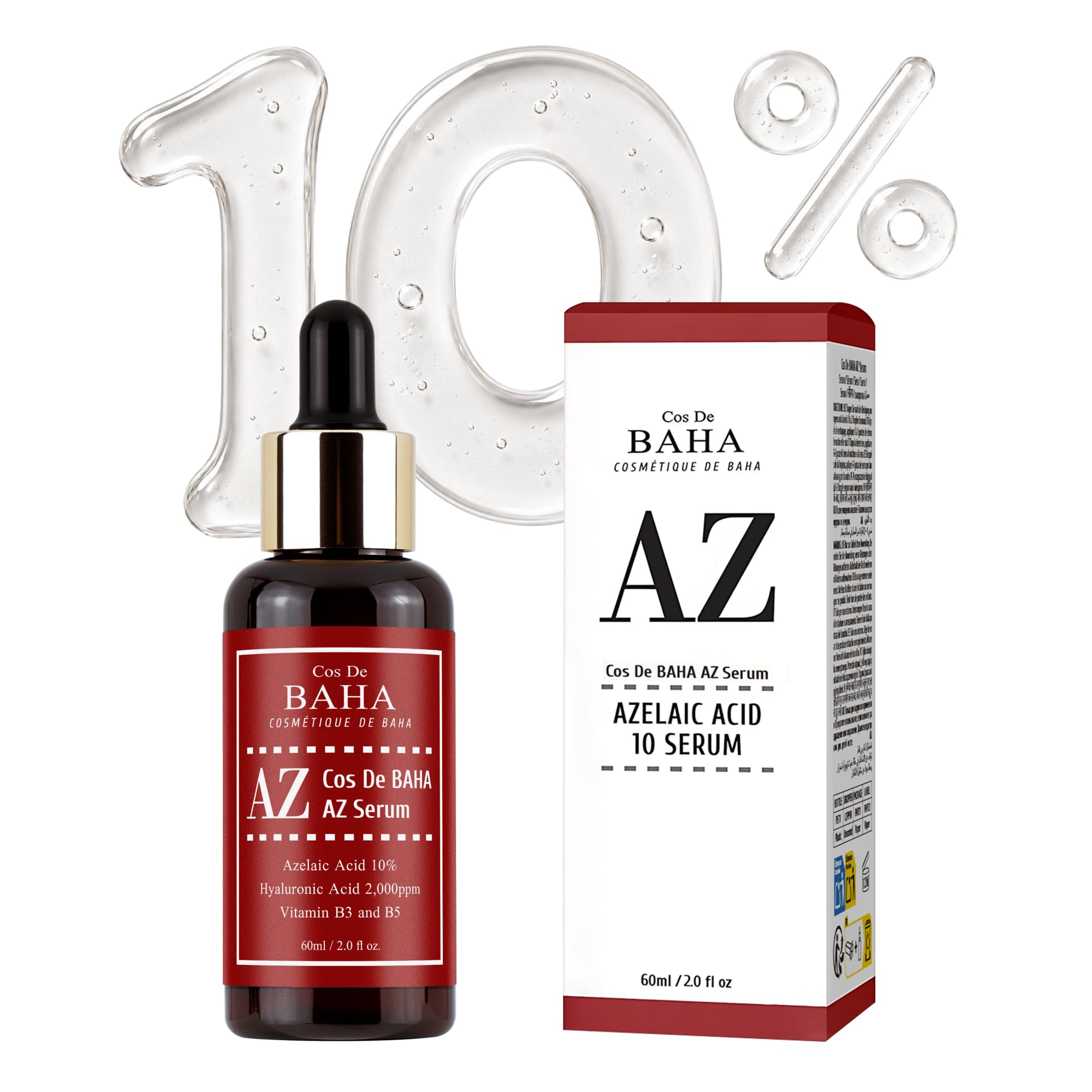 Amazon.co.jp: Cos De BAHA(コスデバハ)AZ アゼライン酸10% セラム