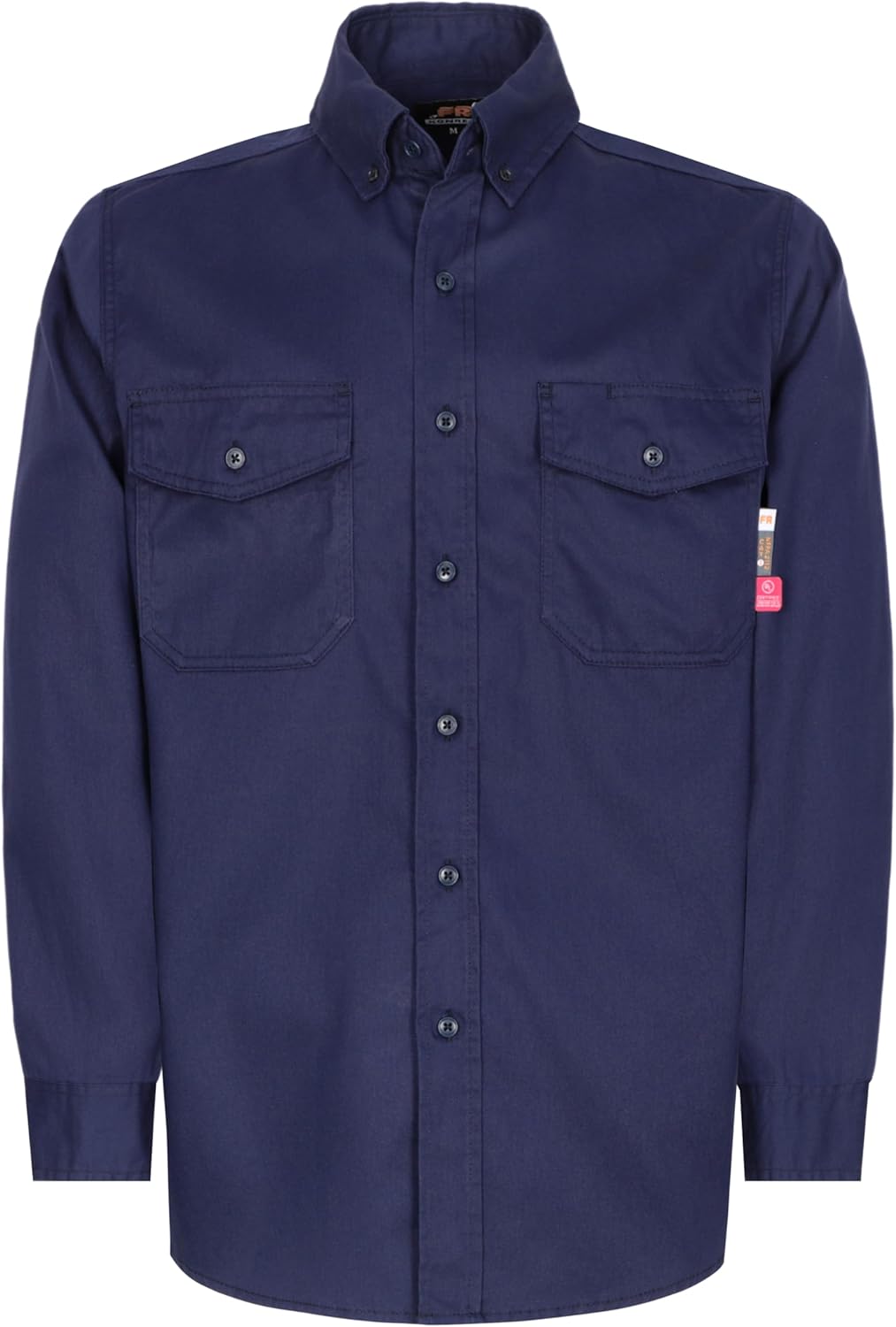 KONRECO FR Shirts for Men 6.5oz Lightweight Work Uniform Flame Resistant Welding Shirt/Water & Stain Repellent