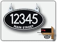 Vista 24 de Letrero reflectante para colgar en buzón de correo, doble cara