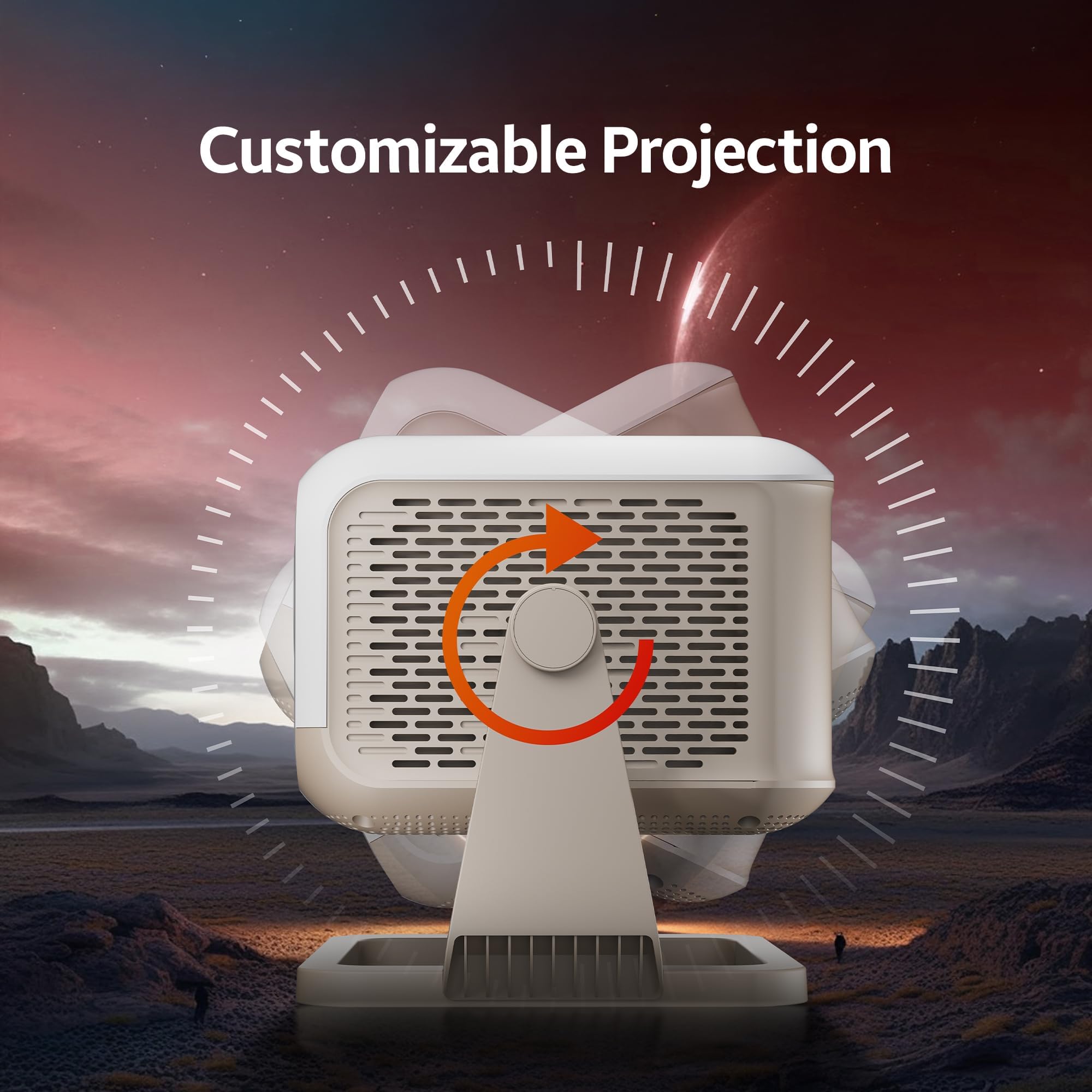 [Netflix Official License] Crossbeats Lumex Flix Projector 4k Ultra HD, 1080p Native, Android 13, WiFi, 16000 Lumens, Smart Mini Projector for Room, Portable Home Cinema, Built-in Apps, 300”Display — Amazon image 9