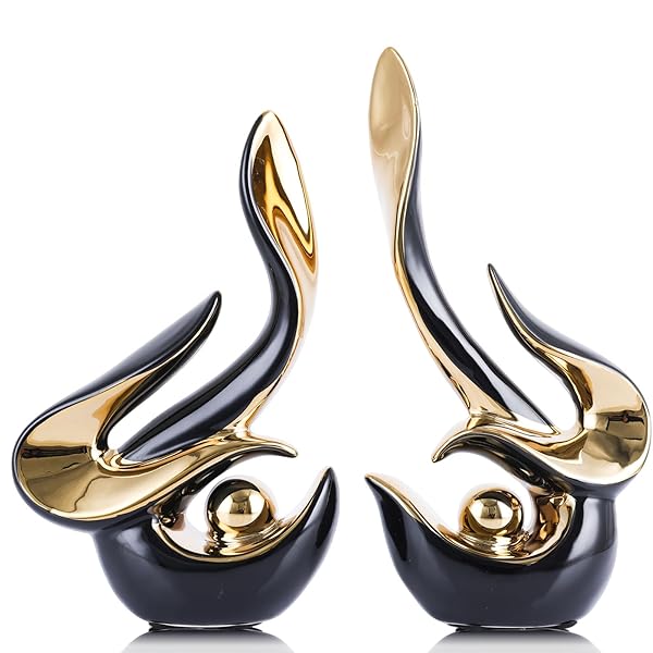 Modern Abstract Ceramic Sculpture