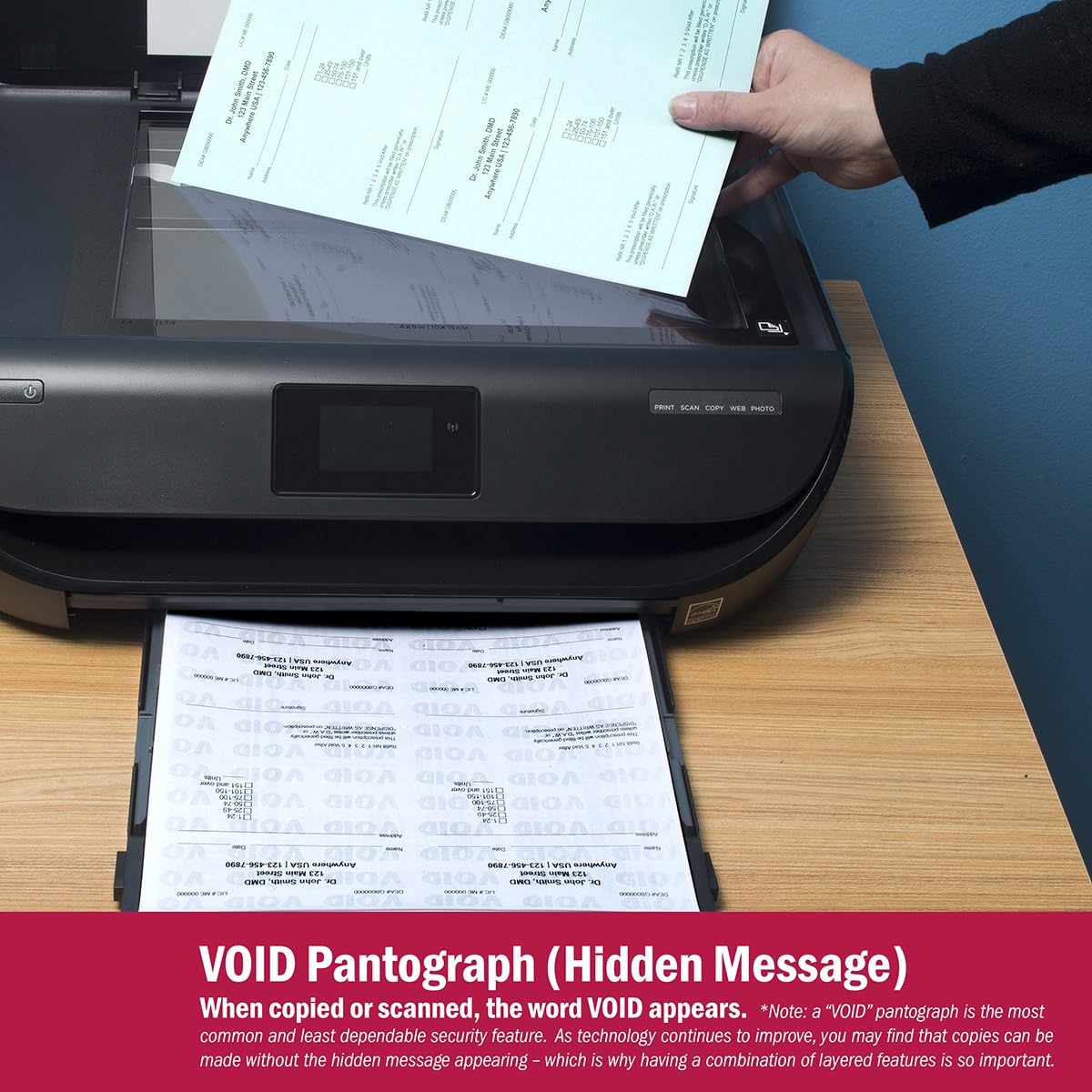 DocuGard Advanced Medical Security Paper for Printing Prescriptions and Preventing Fraud, CMS Approved, 7 Security Features, Laser and Inkjet Safe, Green, 8.5 x 11, 24 lb., 2500 Sheets (04542C) : Office Products