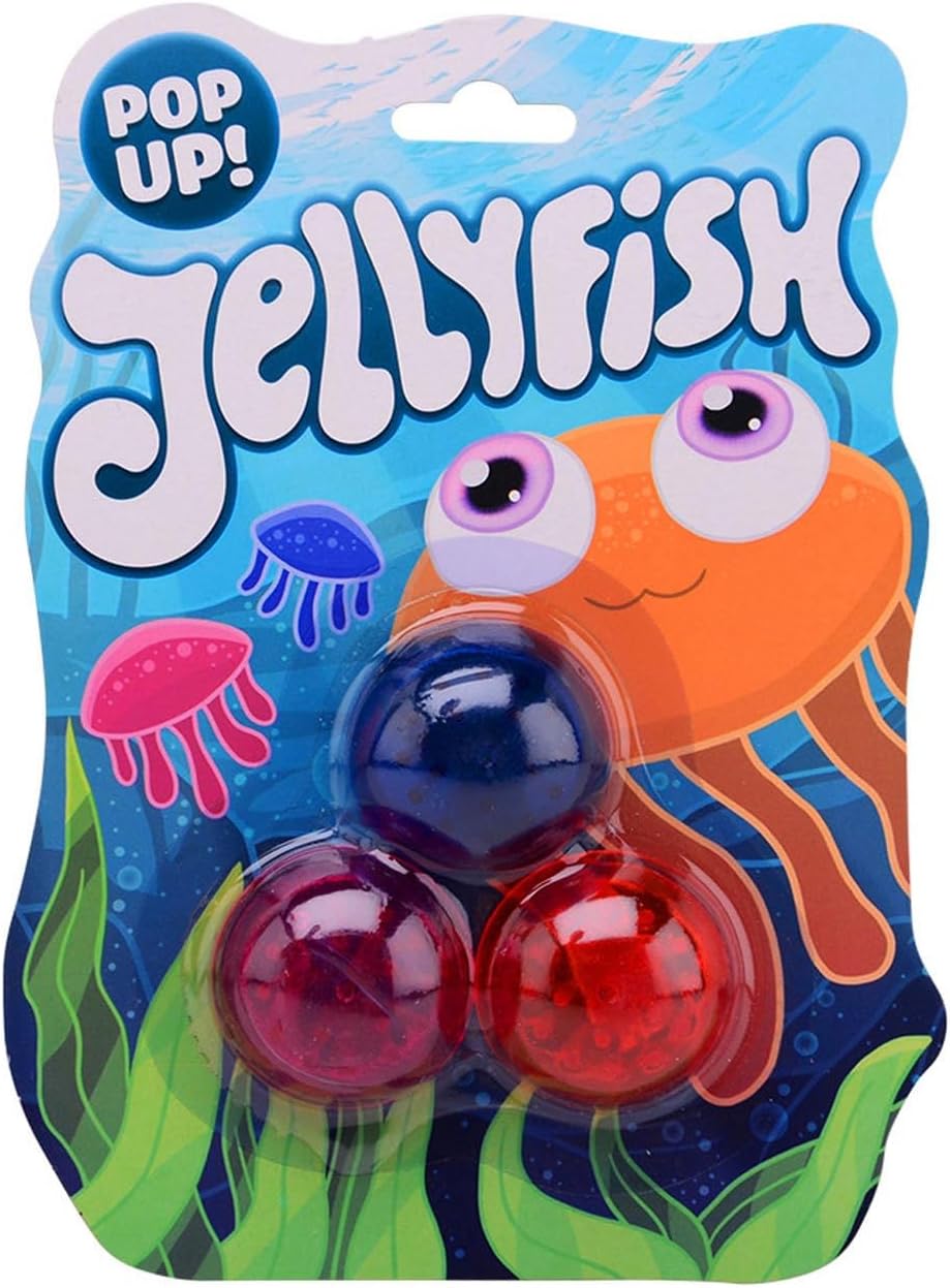 Plopper jellyfish - Jellyfish - Toys - Gift - Children - multicolor - 3 pieces