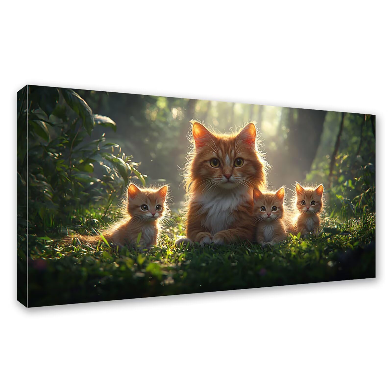 Diamond Painting Adultos Animal Pintura Diamante, Gato Diamond Painting 5D Completo, DIY Cuadrado Cristal Bordado Punto de Cruz Cuadros de Diamantes para Decoracion Hogar, Regalo Mujer 180x90cm 0J-42