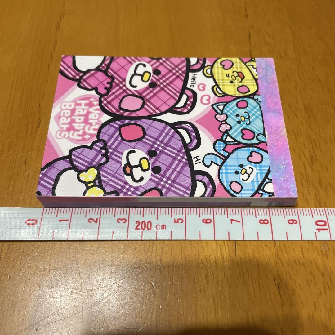 Amazon.co.jp: 美平成レトロ メモ帳2冊まとめ売り クマ 絵柄2種類