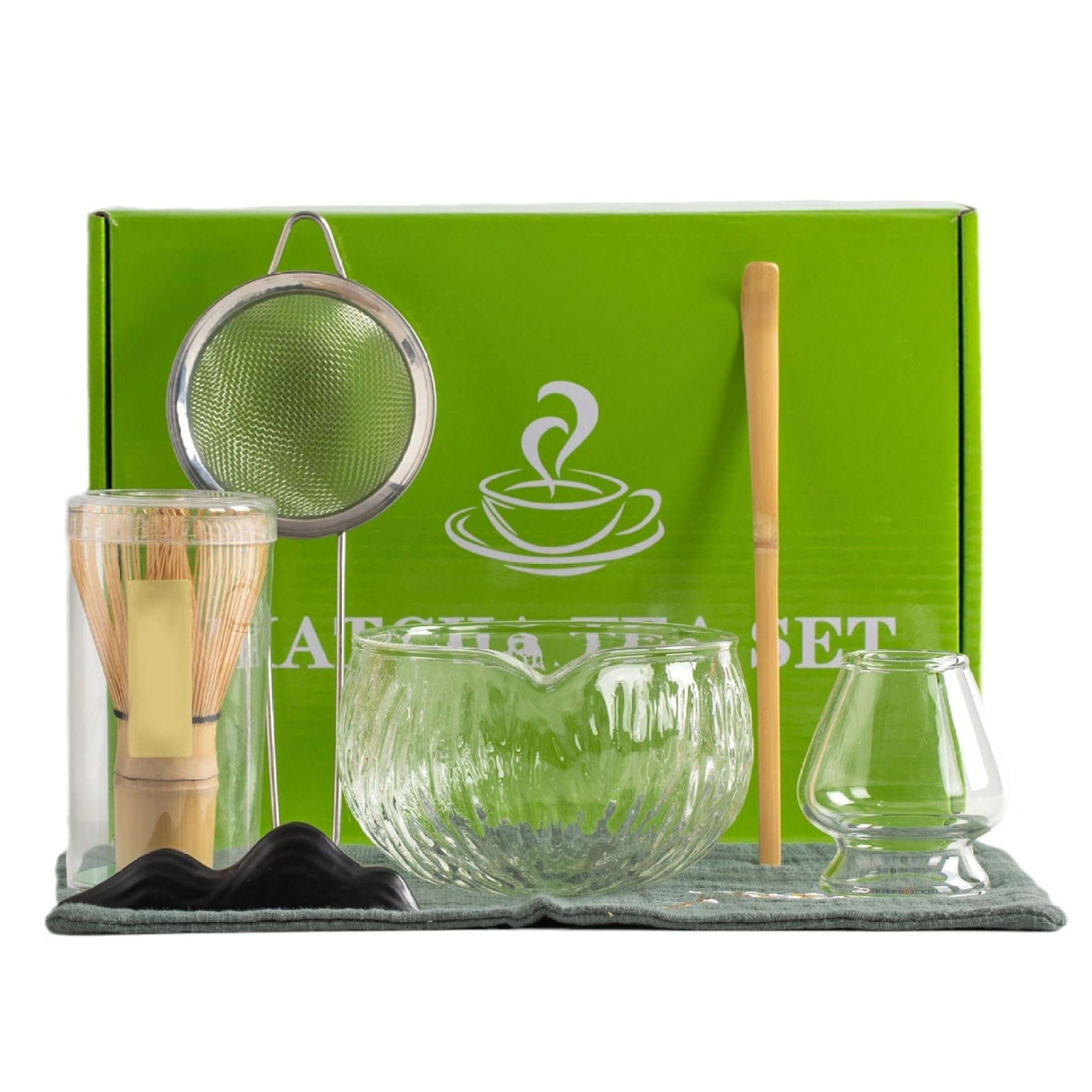 Ensemble cérémonie du thé matcha 7 pièces idéal pour offrir un coffret