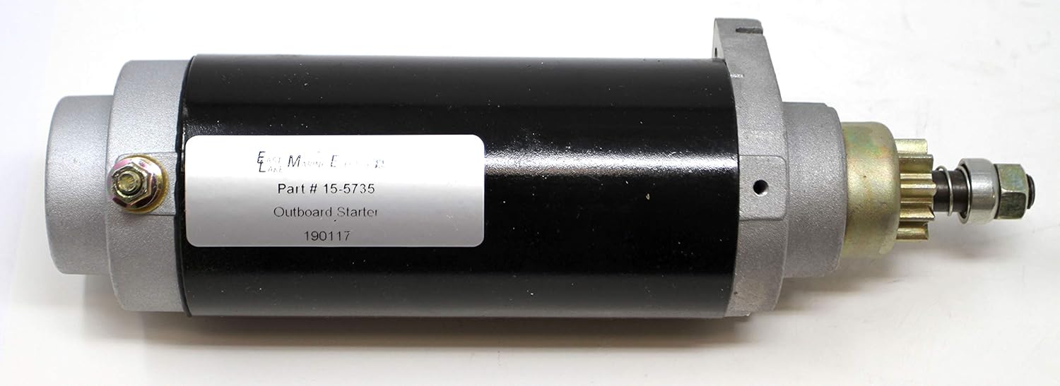 ELM Products Compatible with Mercury Starter Inline 6 90-175 HP 140 HP V6 12V 10 Tooth 50-72467 5377 18-5636