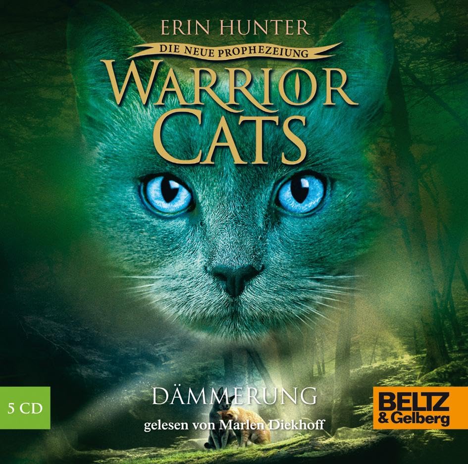 Warrior Cats - Die neue Prophezeiung. Dämmerung: Staffel II, Band 5, gelesen von Marlen Diekhoff, 5 CDs in der Multibox, 6 Std. 2 Min.