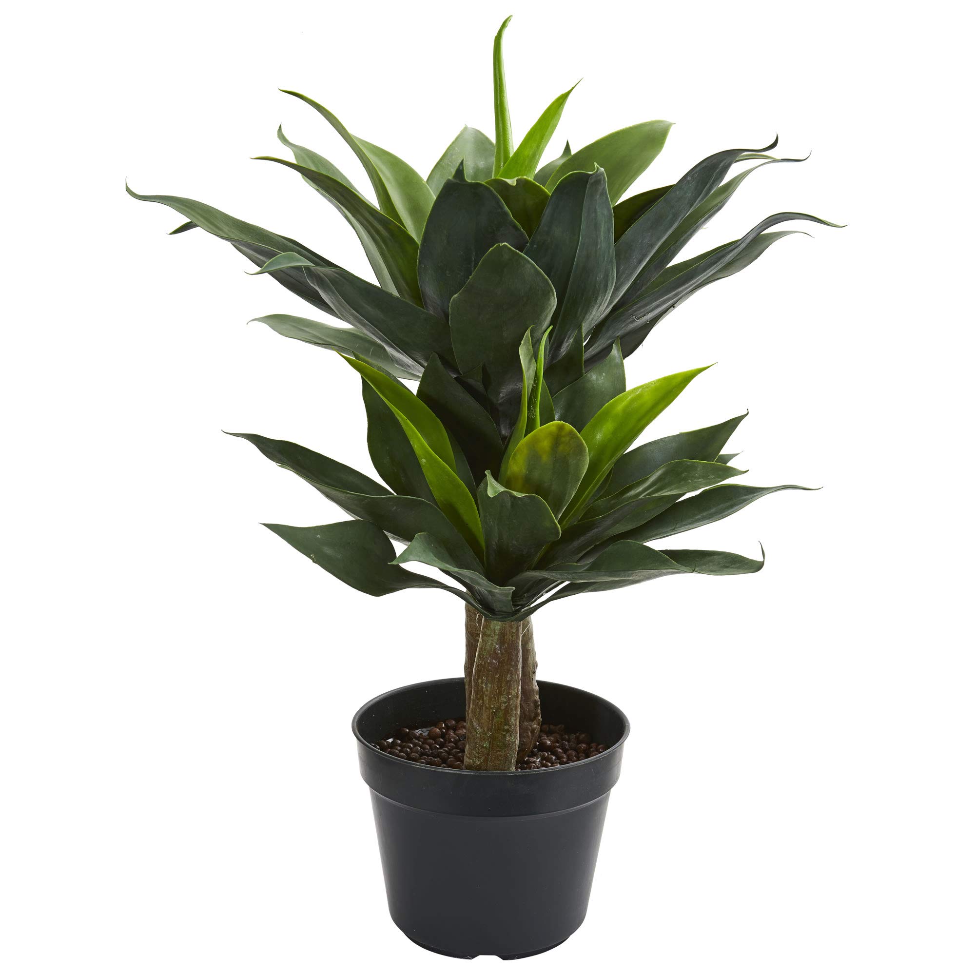 Plantes succulentes artificielles Agave Vert sans entretien pour salon lumineux