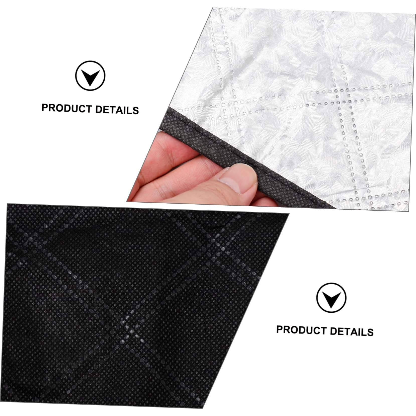 Couverture De Pare-brise Hiver Protection Anti-neige Et Gel Pour Voiture Housse Isolante Réversible Facile à Installer Compatible Avec Tous Les Véhicules