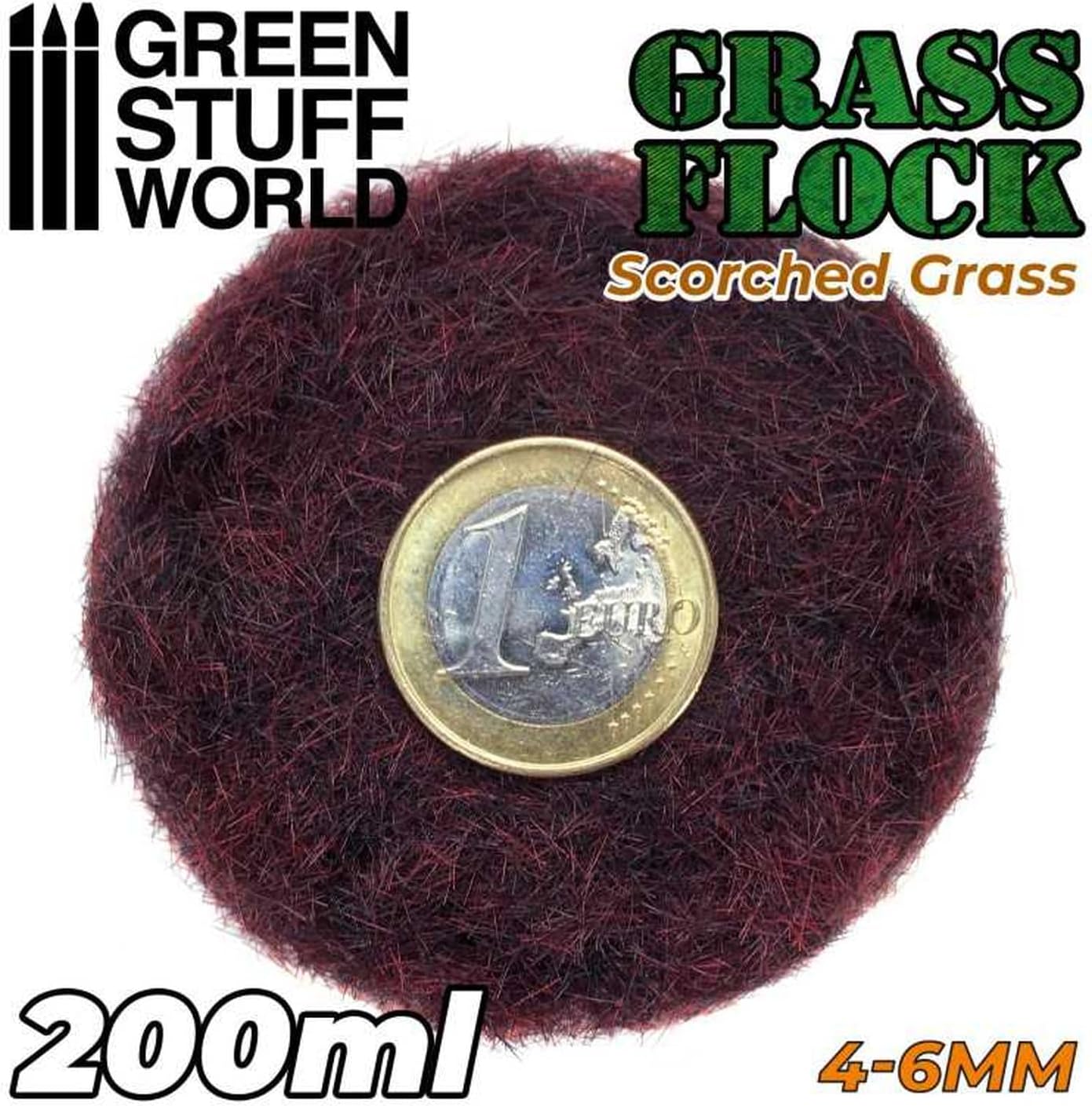 Scorched Brown Static Grass Flock 4-6mm - 200 ml by Green Stuff World
