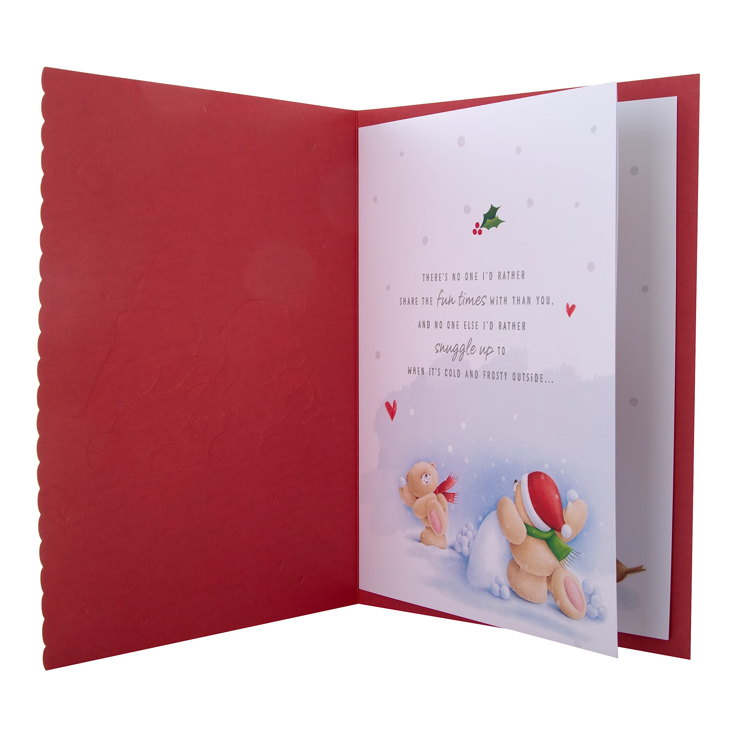 Hallmark Boxed Christmas Card for One I Love - Cute Forever Friends Winter Design, 25575201, Multicoloured - Image 4