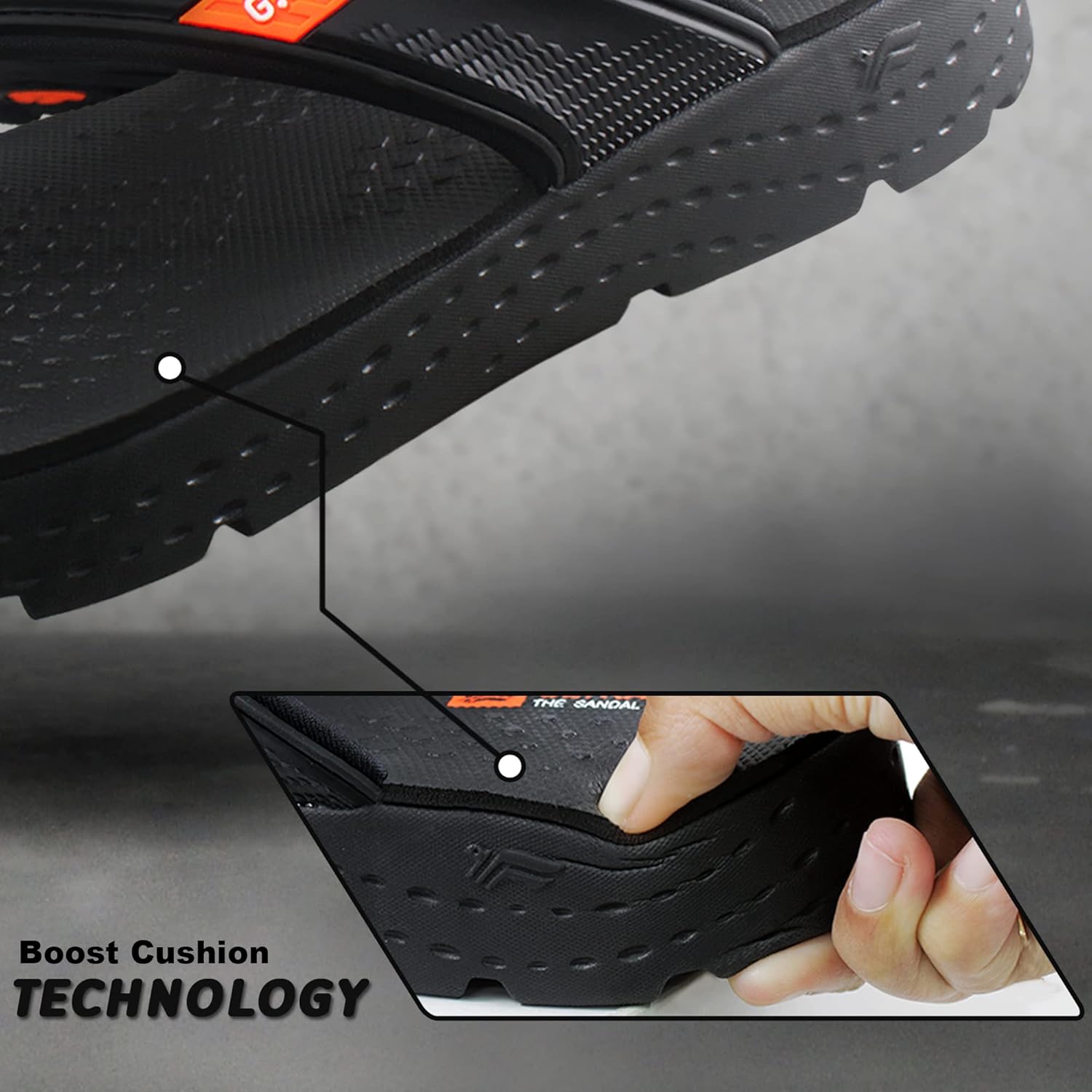 Gold Pigeon Shoes Unisex SNAP LOCK Athlete Sandals for Men & Women