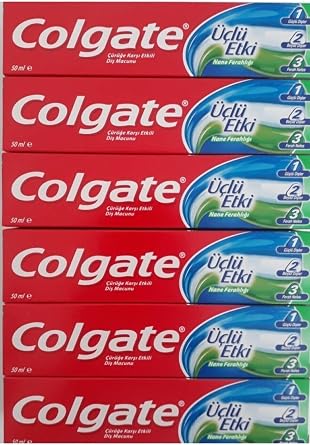 Colgate Triple Effective Toothpaste 50Ml 6L Pack