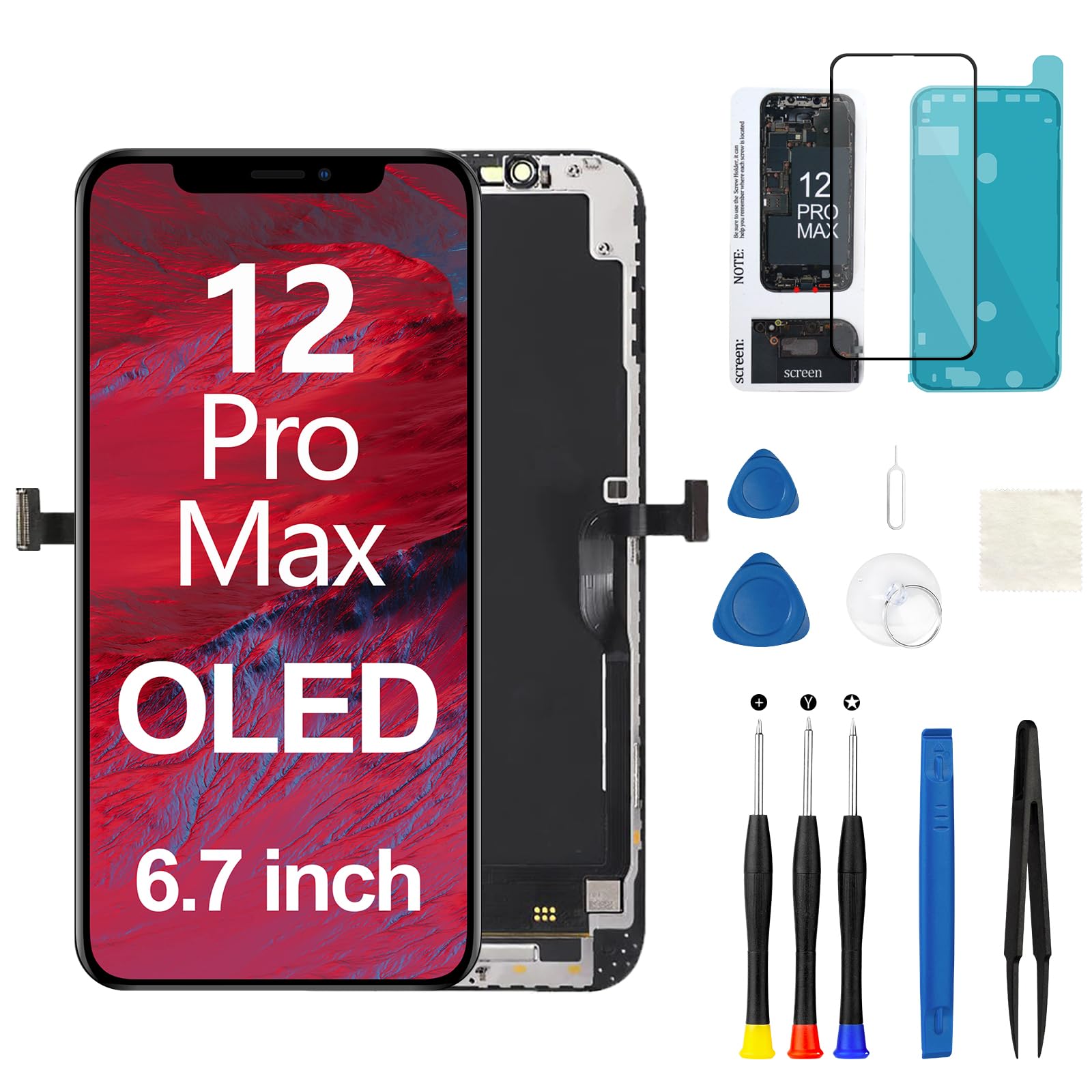 Amazon.com: OLED Screen for iPhone 12 Pro Max Screen Replacement
