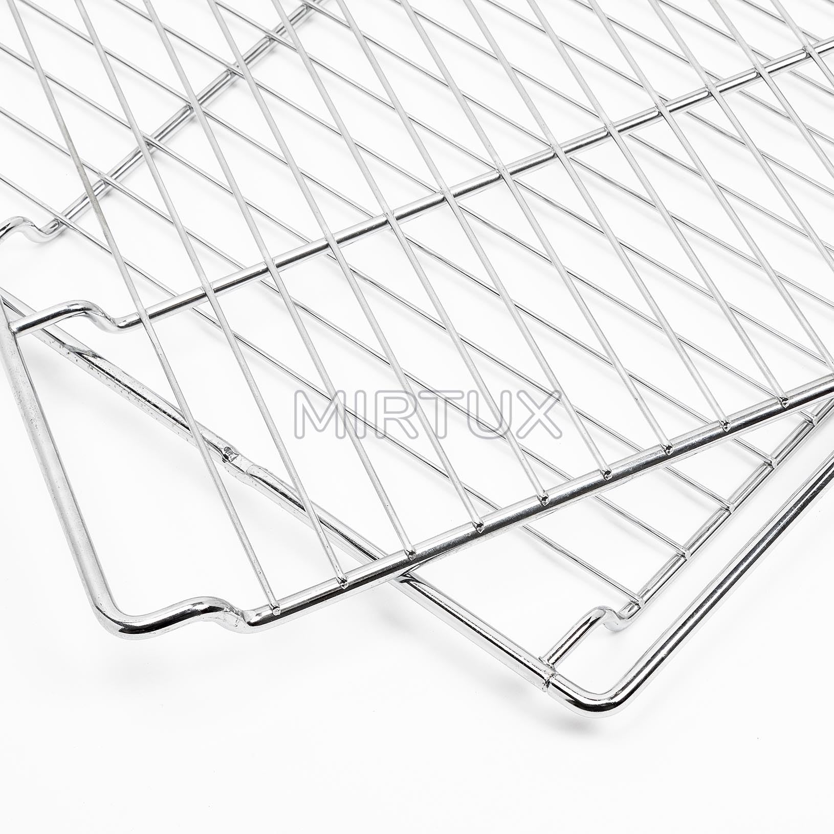 MIRTUX 2 x Ofenrost, Maße: 46,5 x 37,5 x 2,2 cm, Originalcode 574876, passend für Modelle von Siemens Neff Bosch Constructa Balay 00574876 HZ334000 CZ1432X1 etc.