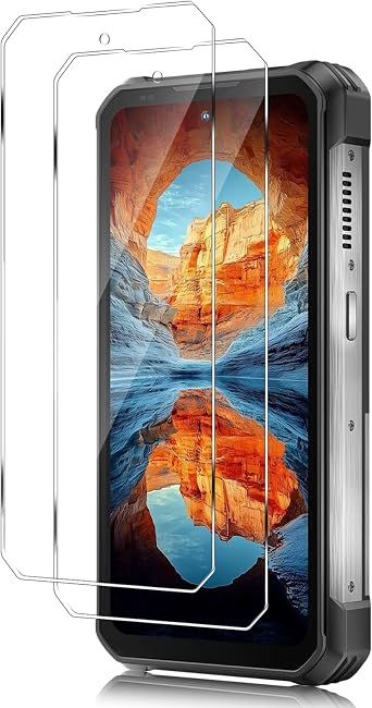 Screen Protector for Oukitel WP100 Titanium for Tempered Glass, Anti-Scratch Protective Glass Film, 9H Hardness, Ultra Clear Screen Protector [Pack of 2]