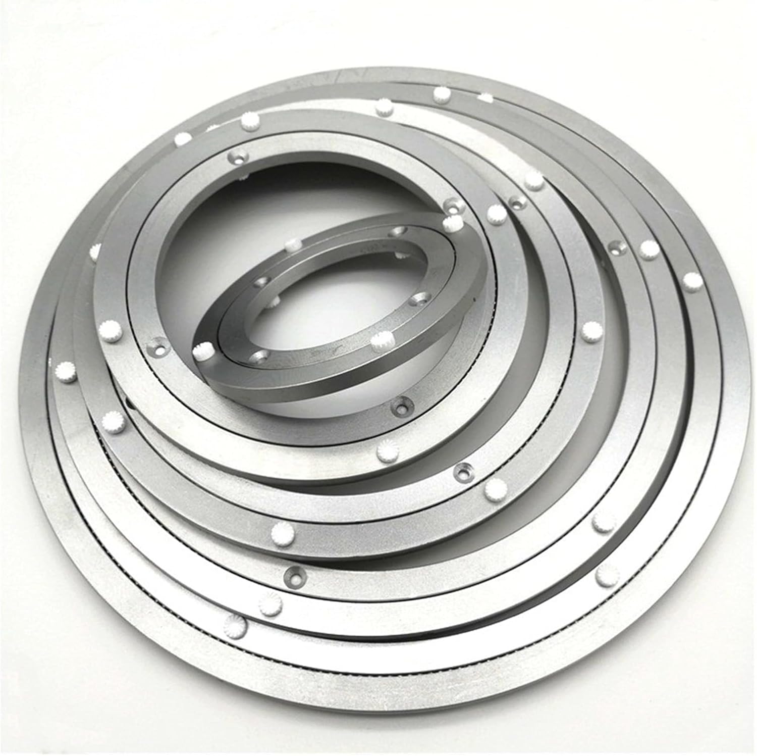 12-39cm Rotating Bearing Turntable Lazy Susan Base for Kitchen Dining Table Round Plate Heavy Duty Ball(14in)