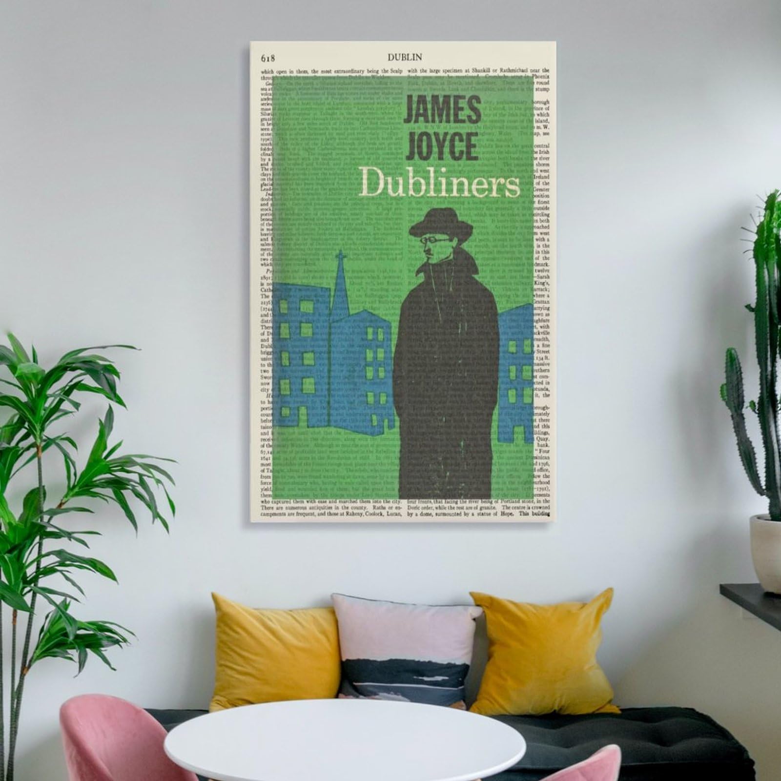 洋書 Backgrounds for Joyce's Dubliners Amazon.com: Book Cover James Joyce Printable Dubliners Book Cover