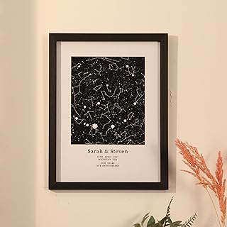 14 Wedding Anniversary Gift Ideas Filled With Meaningful Moments 8 Personalized Star Map Print β Custom Night Sky Poster with Names & Date ...