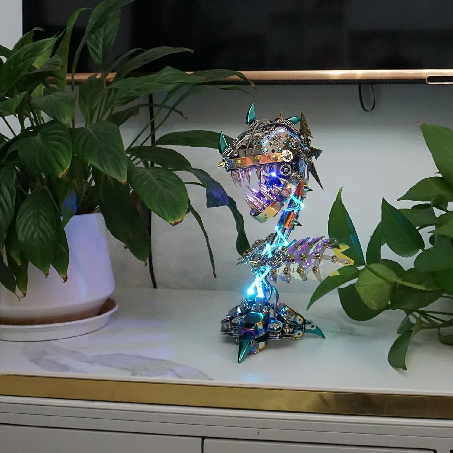 Puzzle 3D Z Metalu Dla Dorosłych, Zestaw Do Budowania Mechanicznych Kwiatów, Łamigłówka Typu „zrób To Sam”, Dekoracja Biurka, Prezenty Na Halloween, 770 Szt.