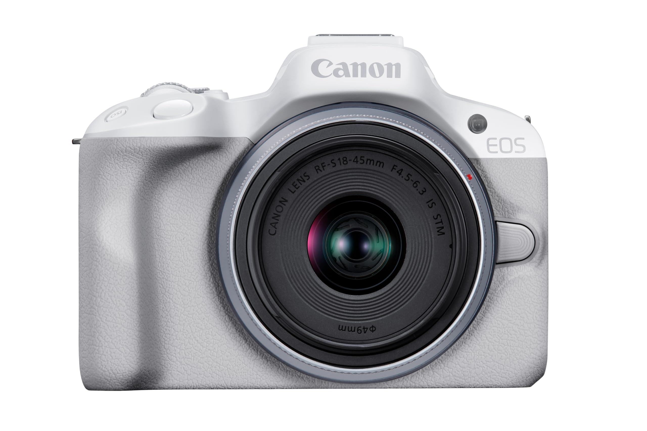 Canon ミラーレス一眼カメラ EOS R50 標準ズームレンズキット(RF-S18-45) ホワイト/APS-C/約376g EOSR50WH-1845ISSTMLK