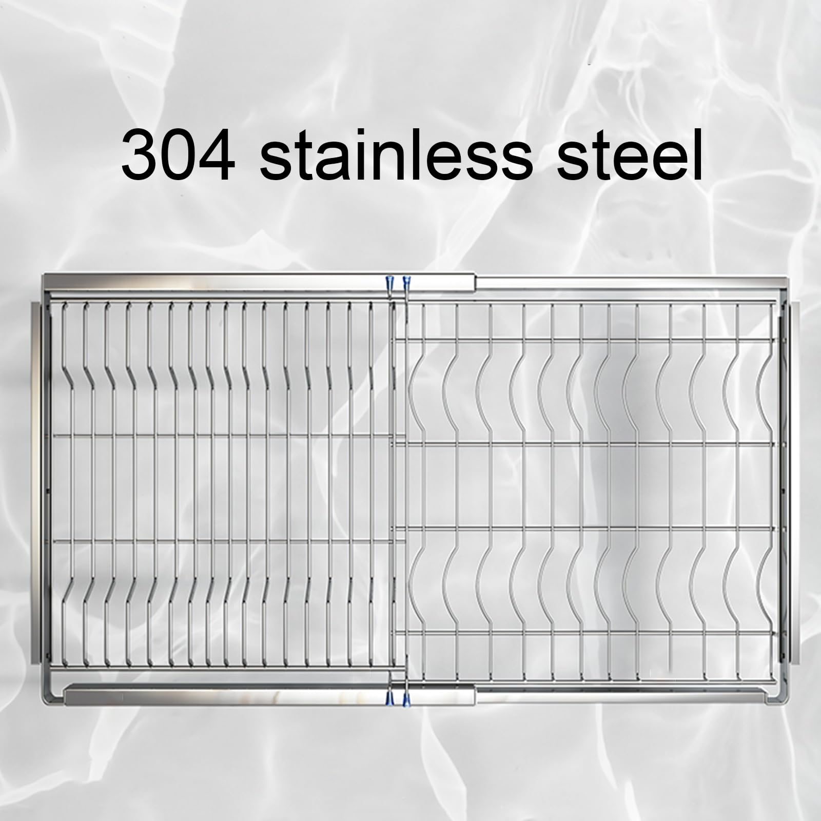 Scaffali estraibili espandibili per cucina, dispensa, bagno, cassetti estraibili, con funzione di srotolamento