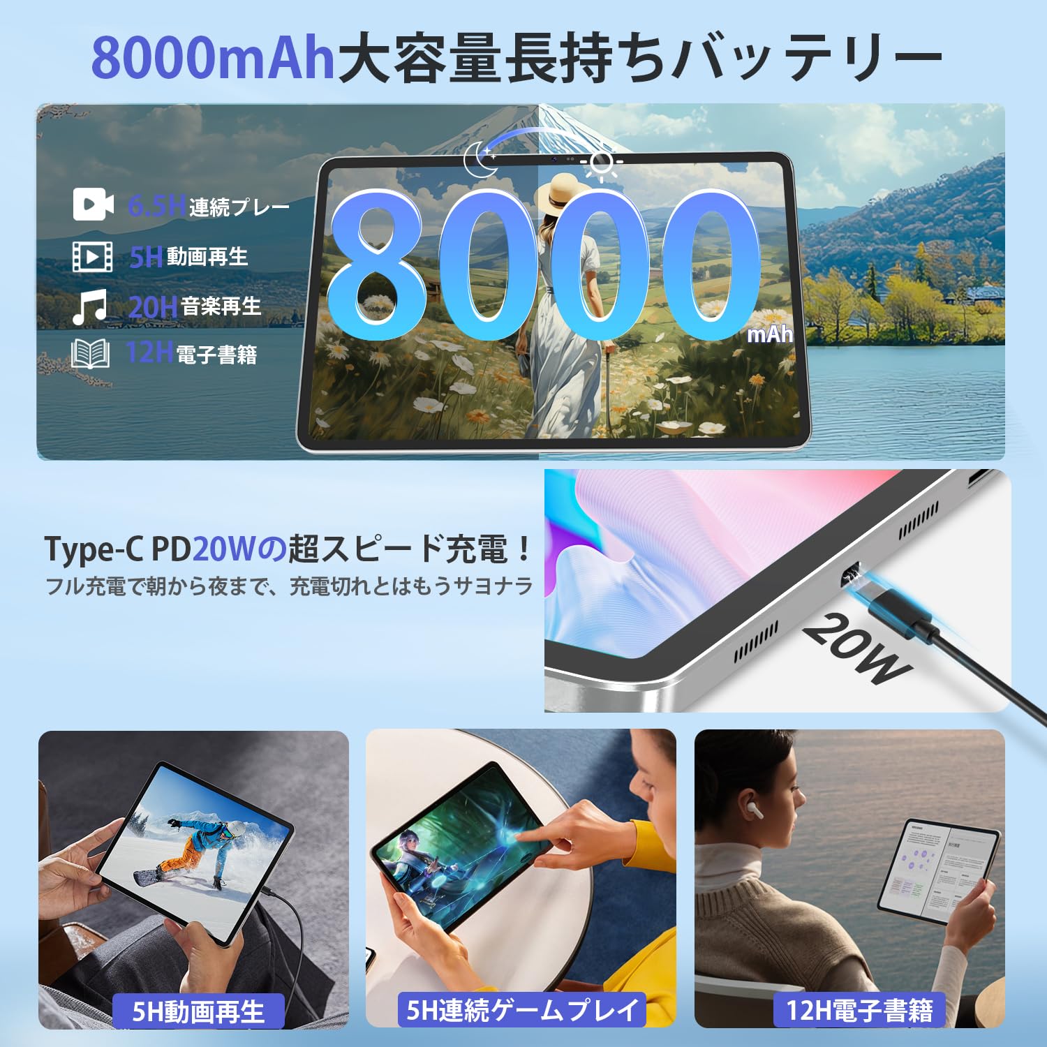 Amazon.co.jp: 【新登場 Android15 タブレット 12インチ 2K FHD