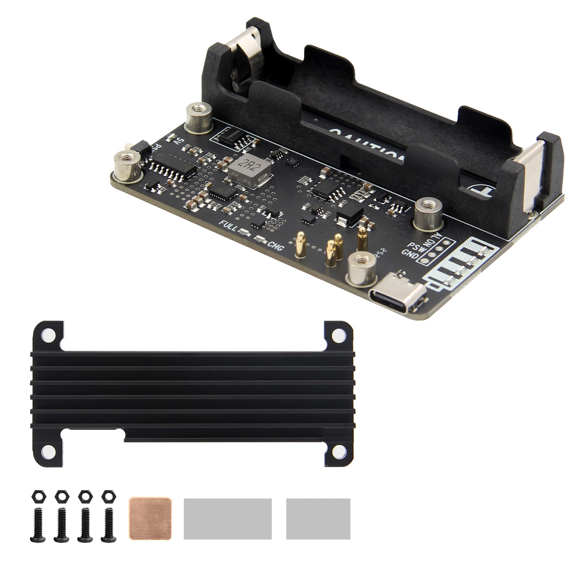 Alimentación portátil UPS X306 para proyectos con Pi Zero 2 W 8