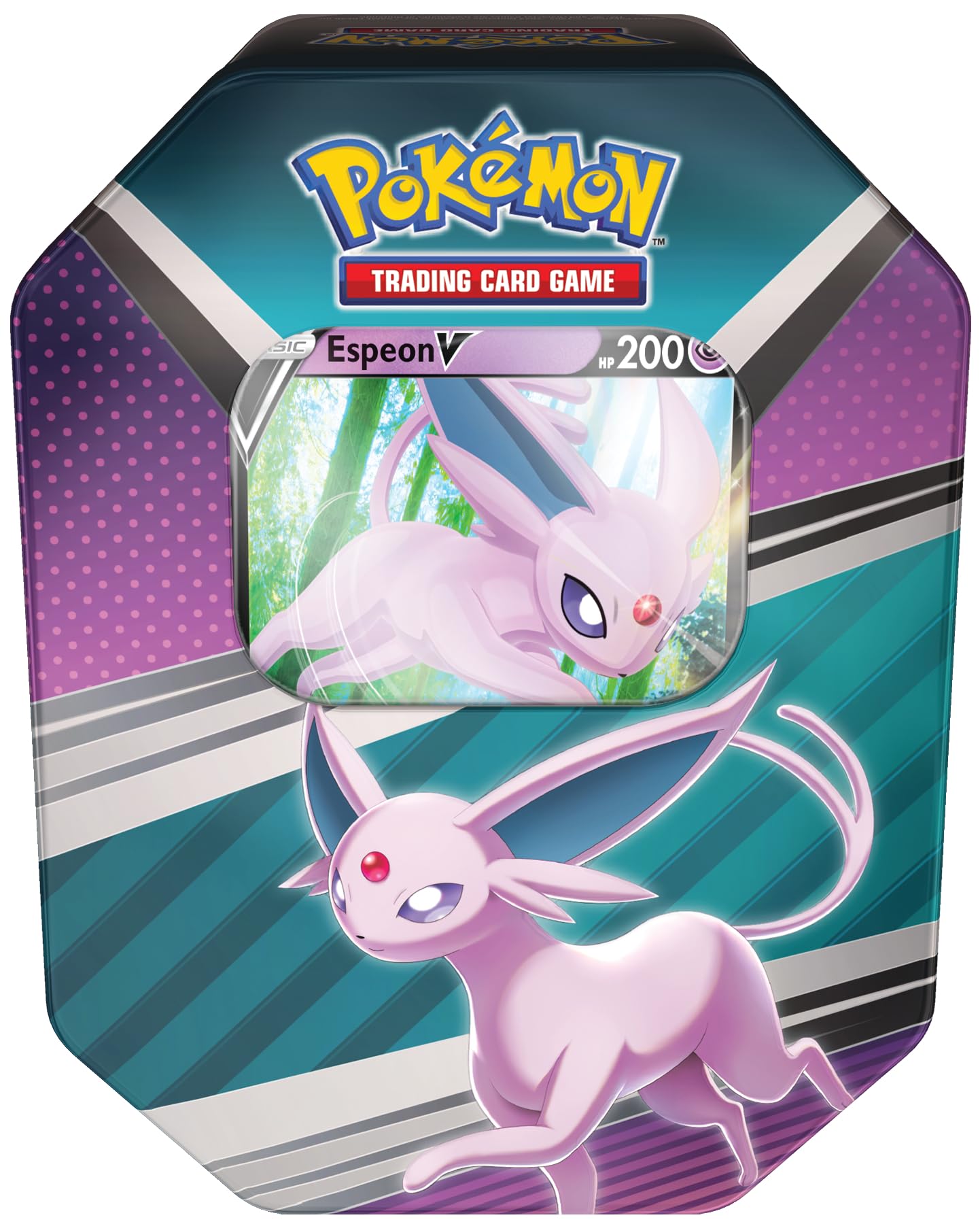 Amazon.co.jp: ポケモン TCG: V Heroes Tin Espeon (ホイル