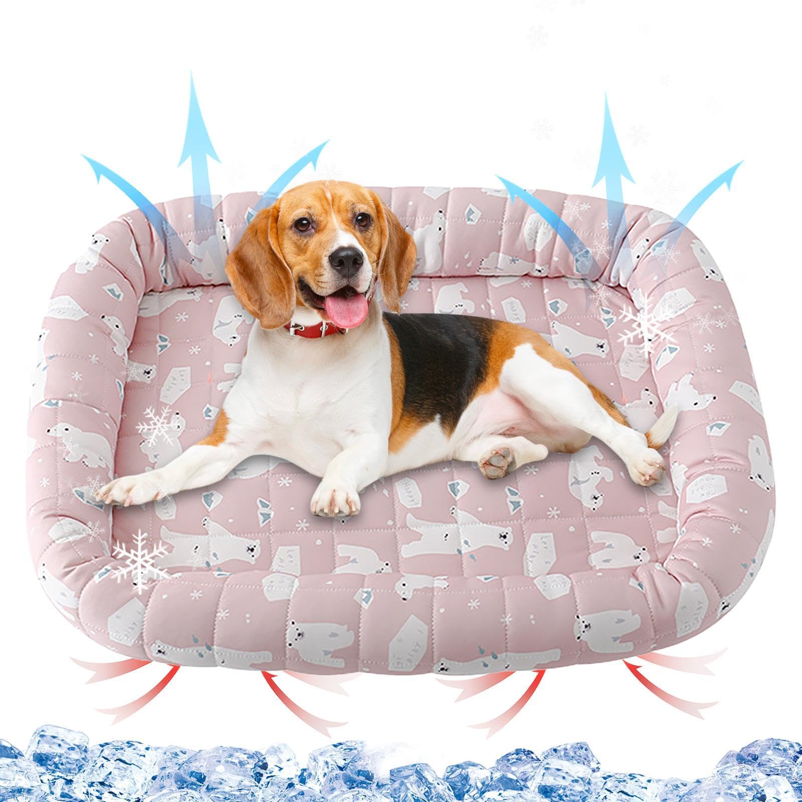 Tappetino di raffreddamento per cani, tappetino da letto per gatti sellf tappetino di raffreddamento, gel non tossico durevole tappetino per animali domestici, forniture per animali domestici per cani | Fondo impermeabile, coperta per animali domestici, m