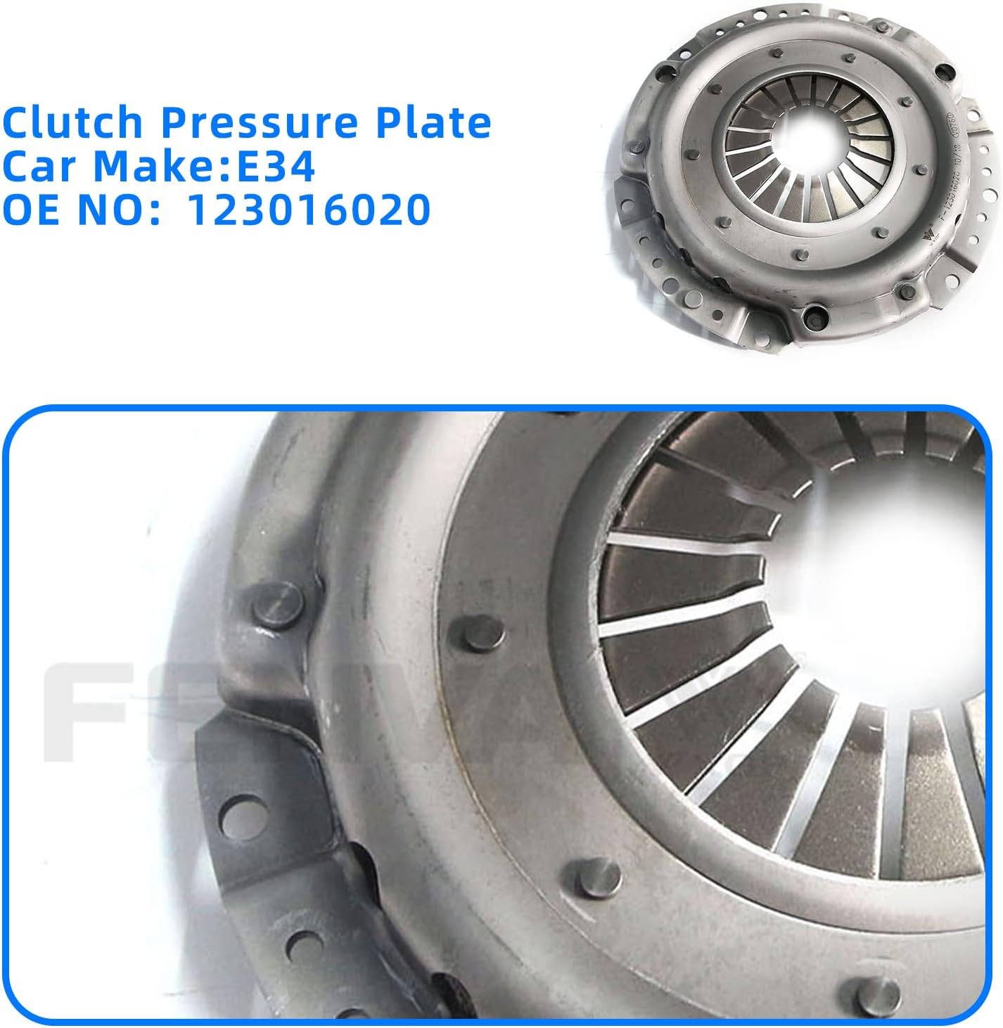 Car Clutch Pressure Plate 228MM for BMW 123016020 21211226140 21211226141 21211223594 21211223182