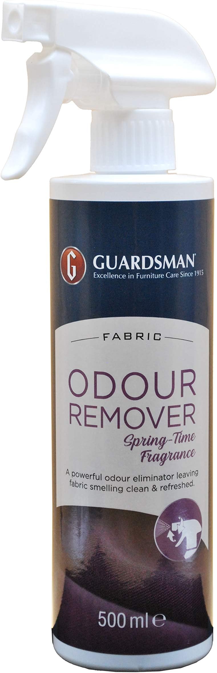 – Guardsman Fabric Odour Remover Spray for Home, 500ml - Spring Time Fragrance Fabric Freshener for Home to Neautralises Odours and Eliminates Bad Smells from Carpets, Curtains, Sofas & Clothing Fabrics