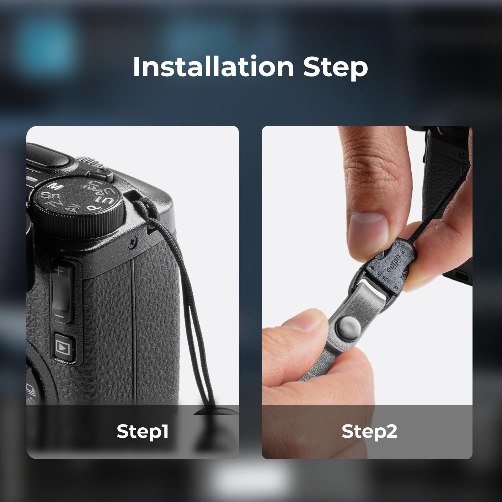 SMALLRIG Tracolla a sgancio rapido per Ricoh Serie GR, portatile e protettiva, per Sony ZV-1 II/ZV-1 / ZV-1F, per Canon G7 X Mark III, per custodie per iPhone Serie 17, grigio - 5685