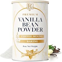 Flavors Gourmet Premium Vanilla Bean Powder - 8 oz - Baking Ingredient, Smoothie Enhancer & Coffee Flavoring - Alcohol-Free Vanilla Flavoring - Pure & Gluten-Free