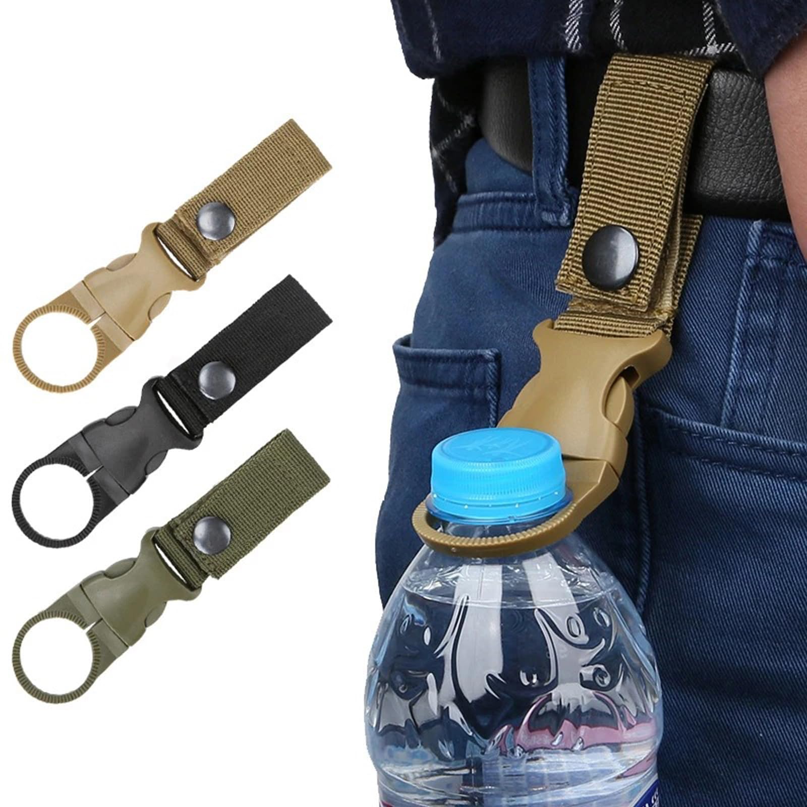 Amazon.co.jp: ペットボトルホルダー カラビナ ドリンクホルダー 