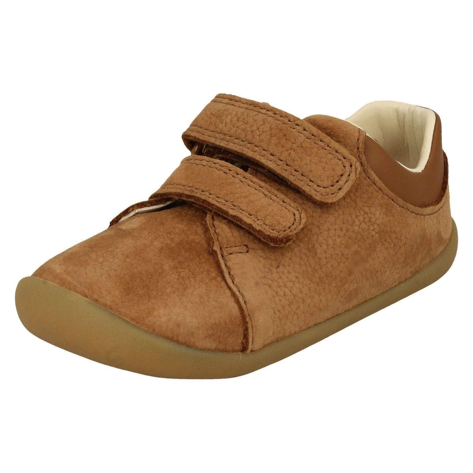 Clarks Roamer Craft T Childrens Tan Leather, 3.5