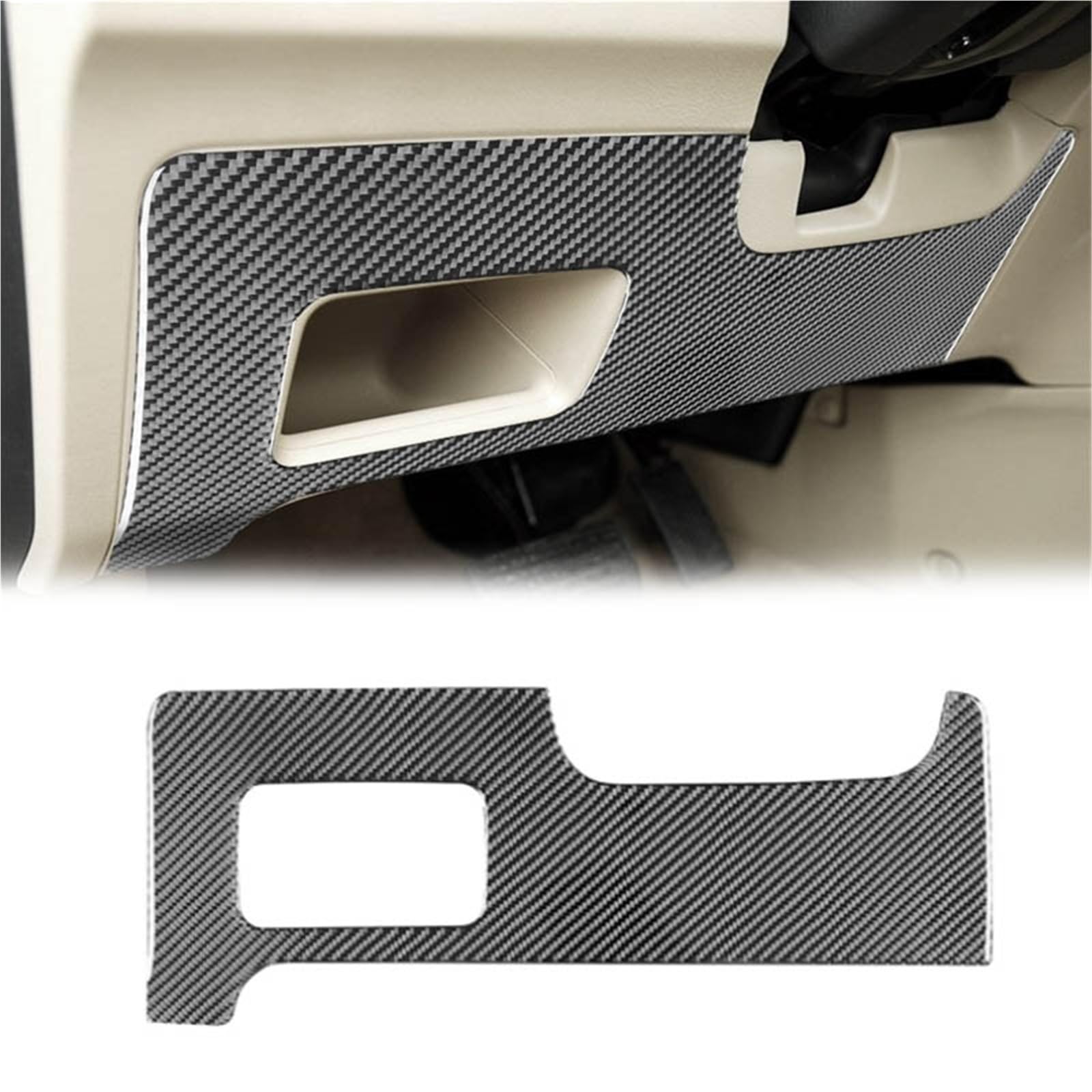 Interior Decoration for CRV CR-V 2007-2011 Carbon Fiber Interior Car Driver's Panel Decorative Sticker Cover Trim Accessories