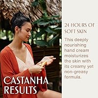 Vista 5 de Natura - Crema de manos de nuez de Brasil - Bálsamo de manos de castaña anti-sequedad - Hidratante de piel de hidratación profunda de 24-horas