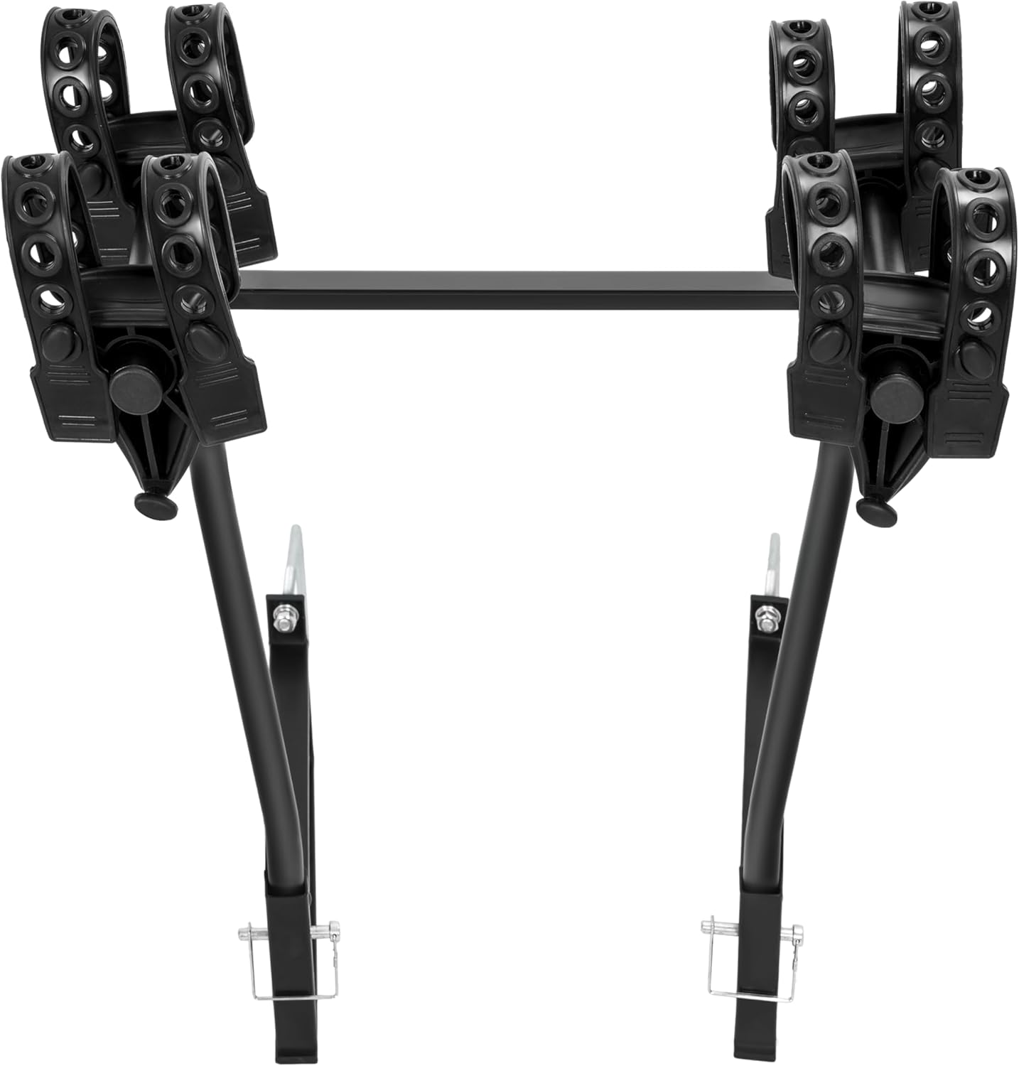 RV Bike Carrier Rack Steel Rubber Powder Coated Black Universal Fit with 4" - 4.5" Bumpers